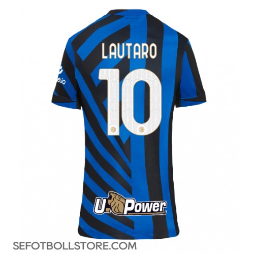 Inter Milan Lautaro Martinez #10 Replika Hemmatröja Dam 2024-25 Kortärmad